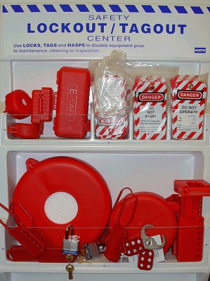 Lockout/Tagout Safety Center Board
