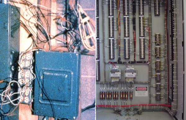Organized Wires Compared to Unorganized